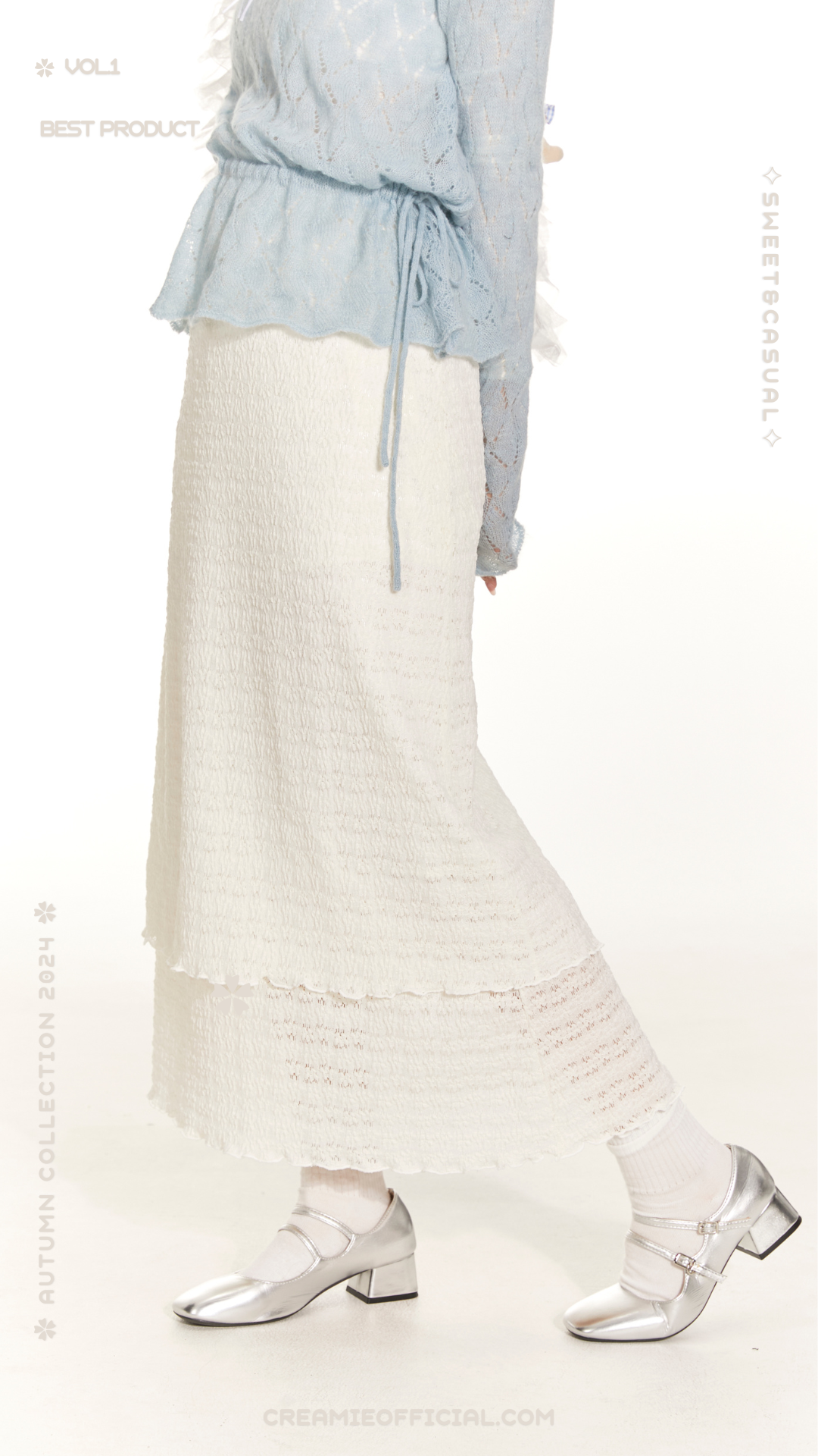 CINNAMOROLL同款穿搭!白雲軟糯棉花上衣-藍色☁️