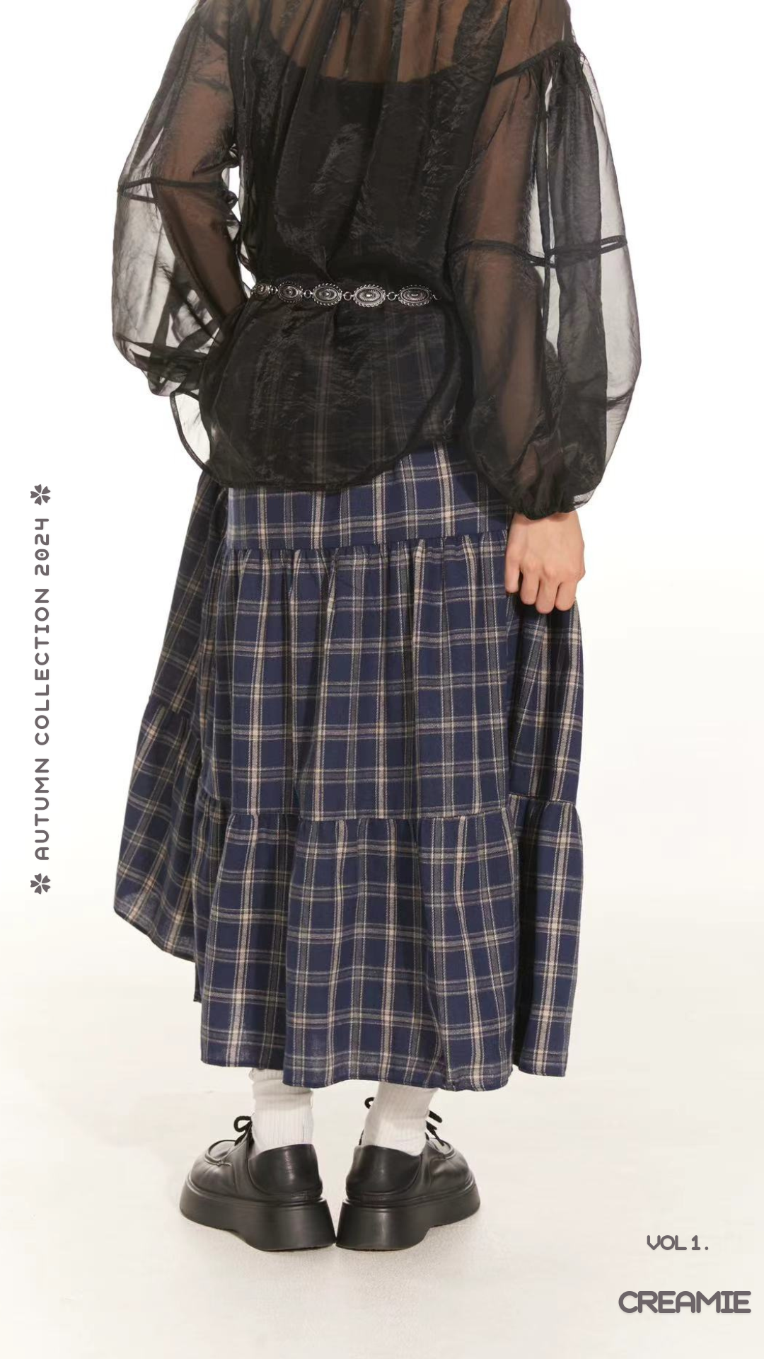 〖 ❥秋冬女生衣櫃必備!〗窩夫格仔疊穿裙🧵