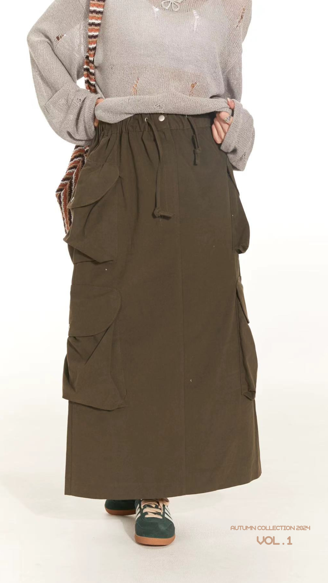 日雜CityWalk🇯🇵!機能風工裝長裙