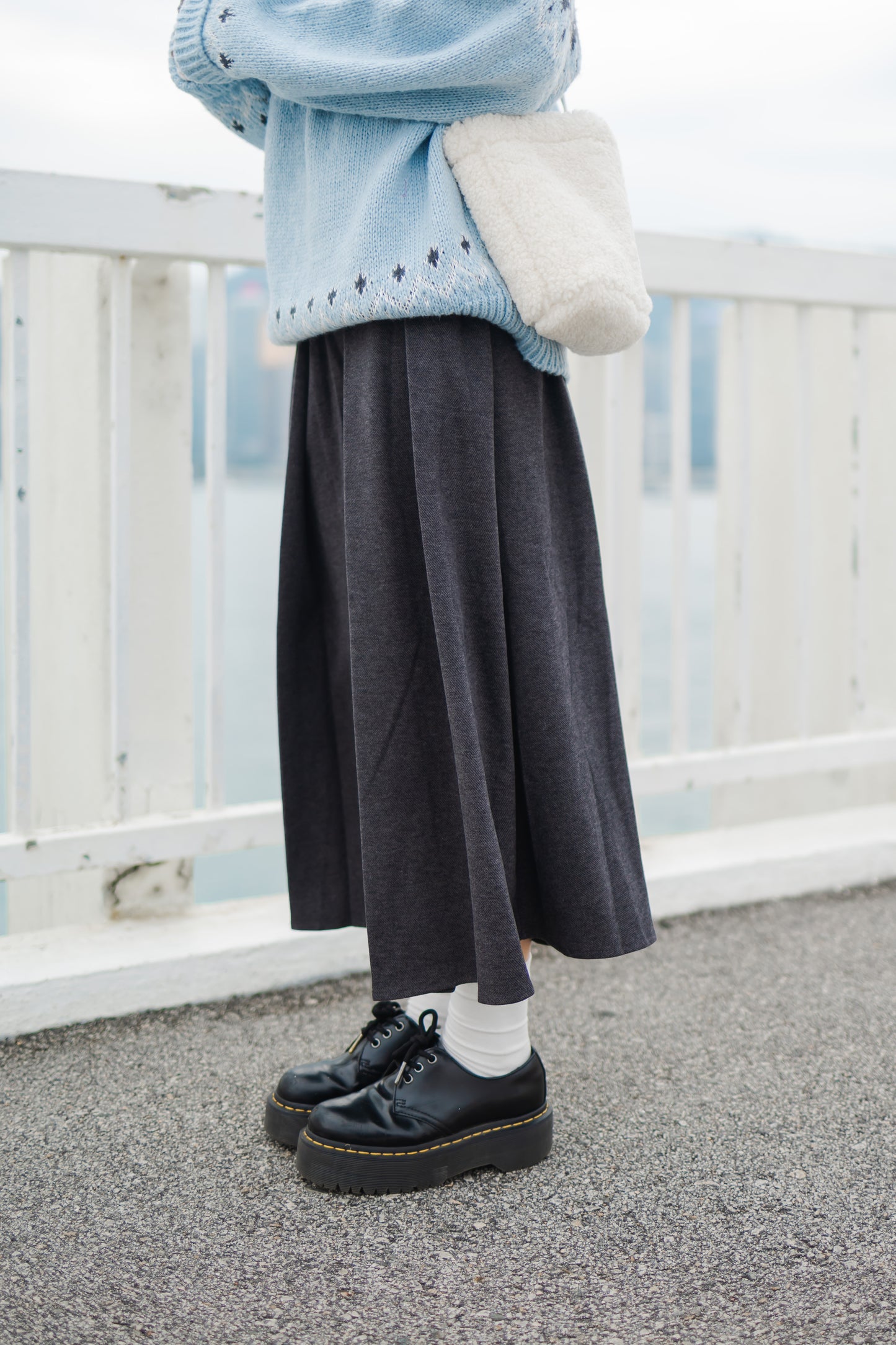 FIRST SNOW☃️❄️ 初雪飄落雪花暖笠笠毛衣