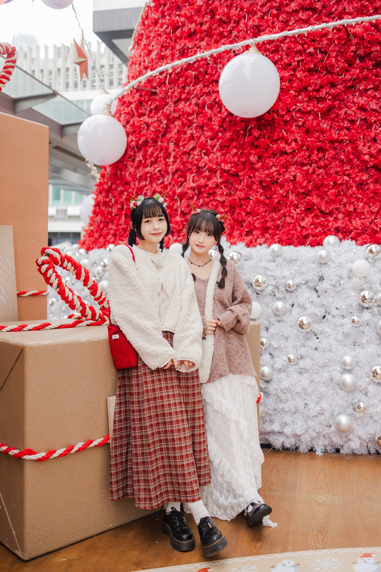 💓🌸混色長款外套背心Set