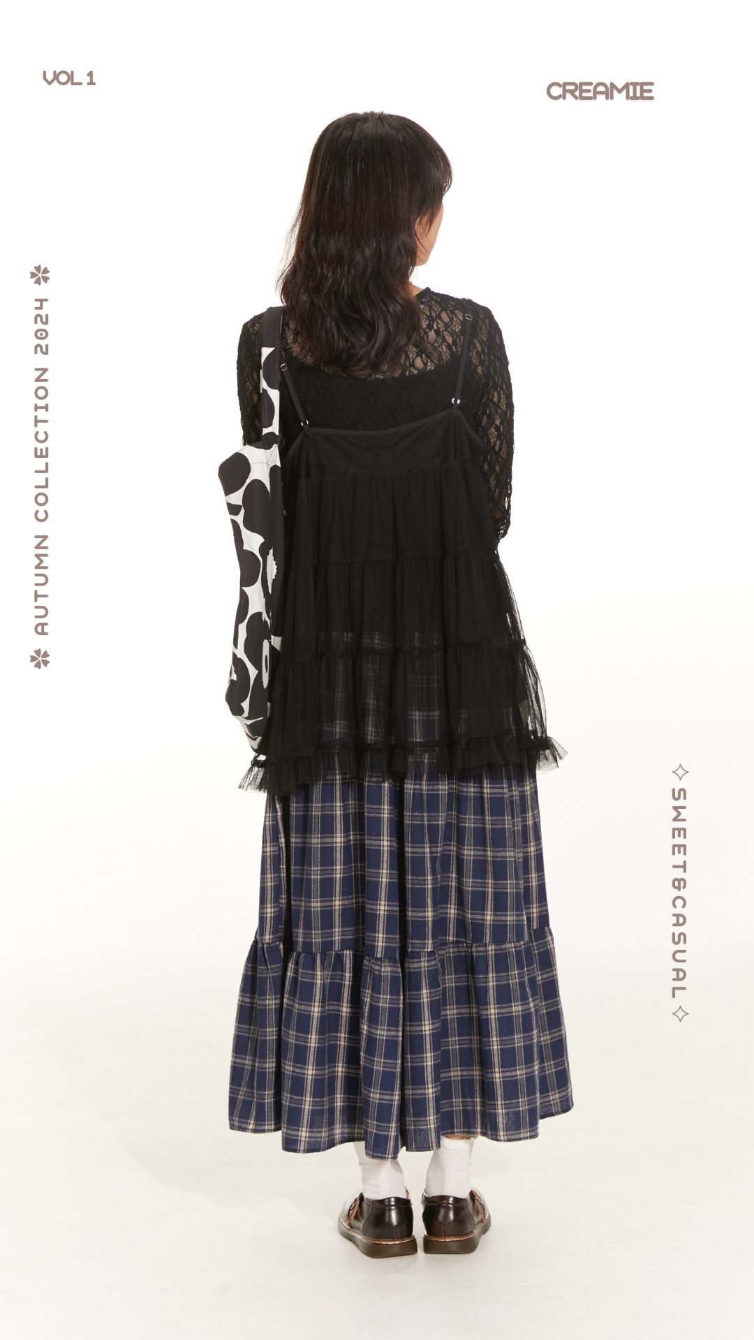 門市口碑Top1.ᐟ.ᐟ 🌻田園日系格仔裙