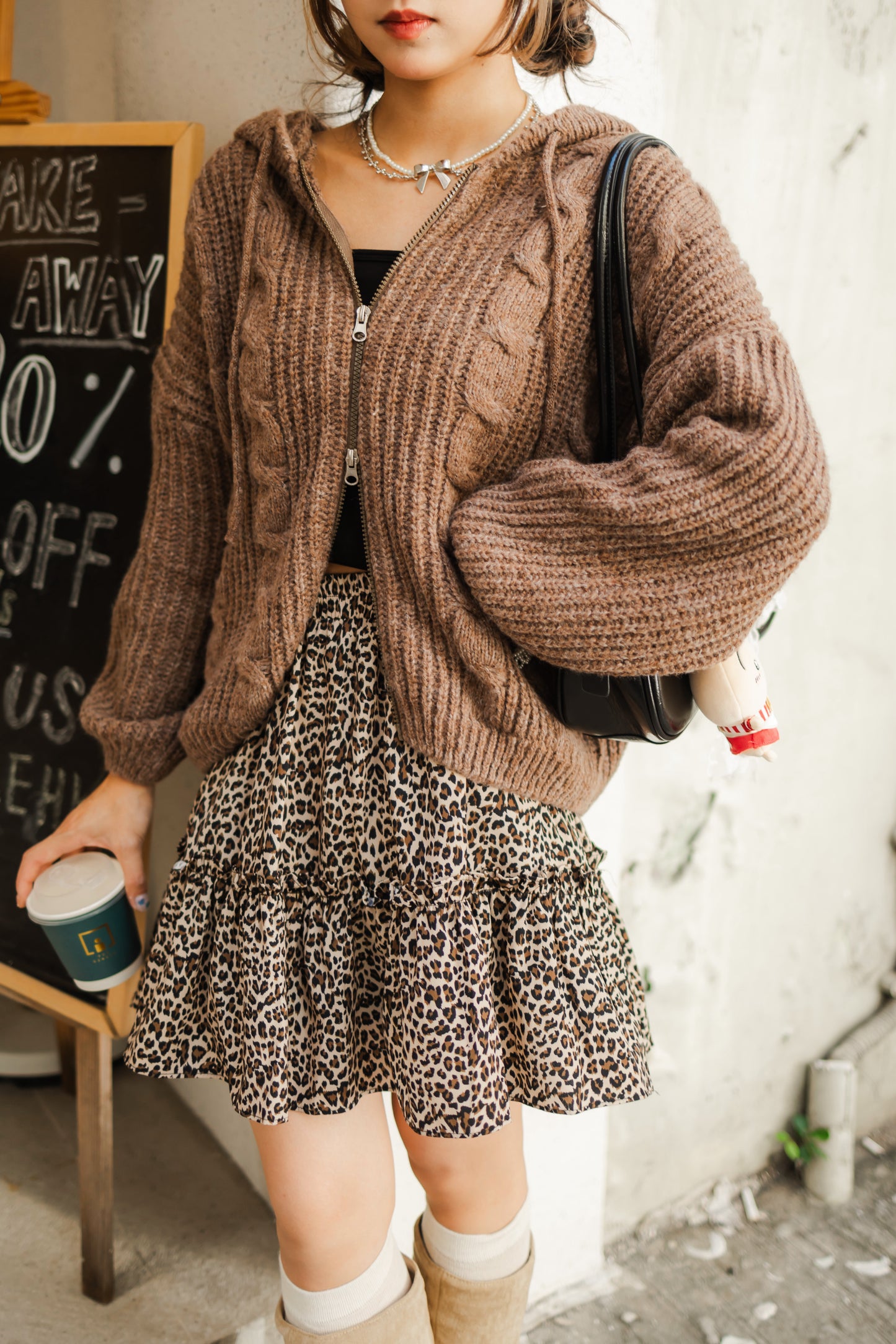 Leopard print Mini Skirt🐆🖤