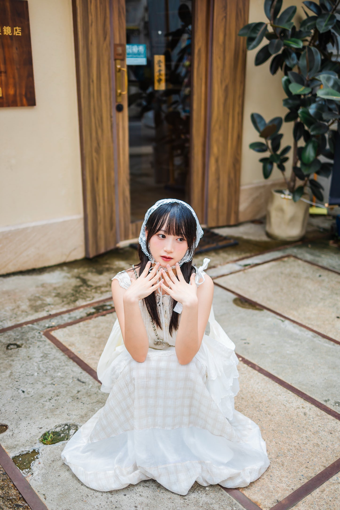 👒田園度假風蕾絲背心