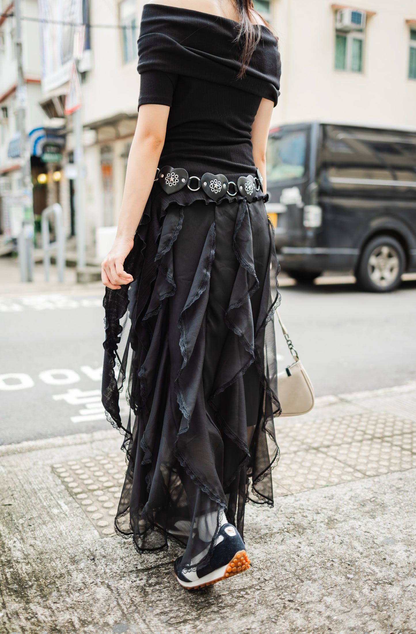 穿搭推薦! 流蘇雪紡長裙🛒