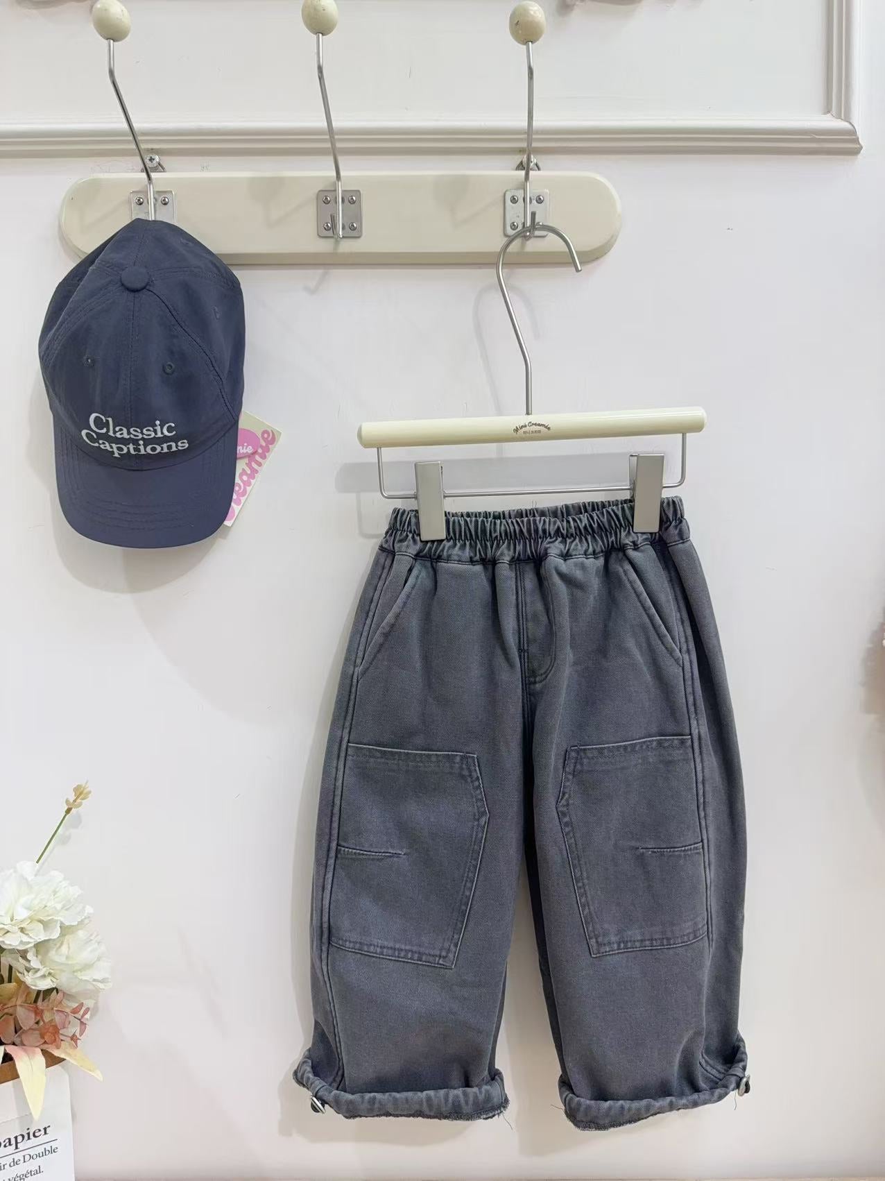 【冬季清倉☃️❄️】 淨色鬆緊長褲