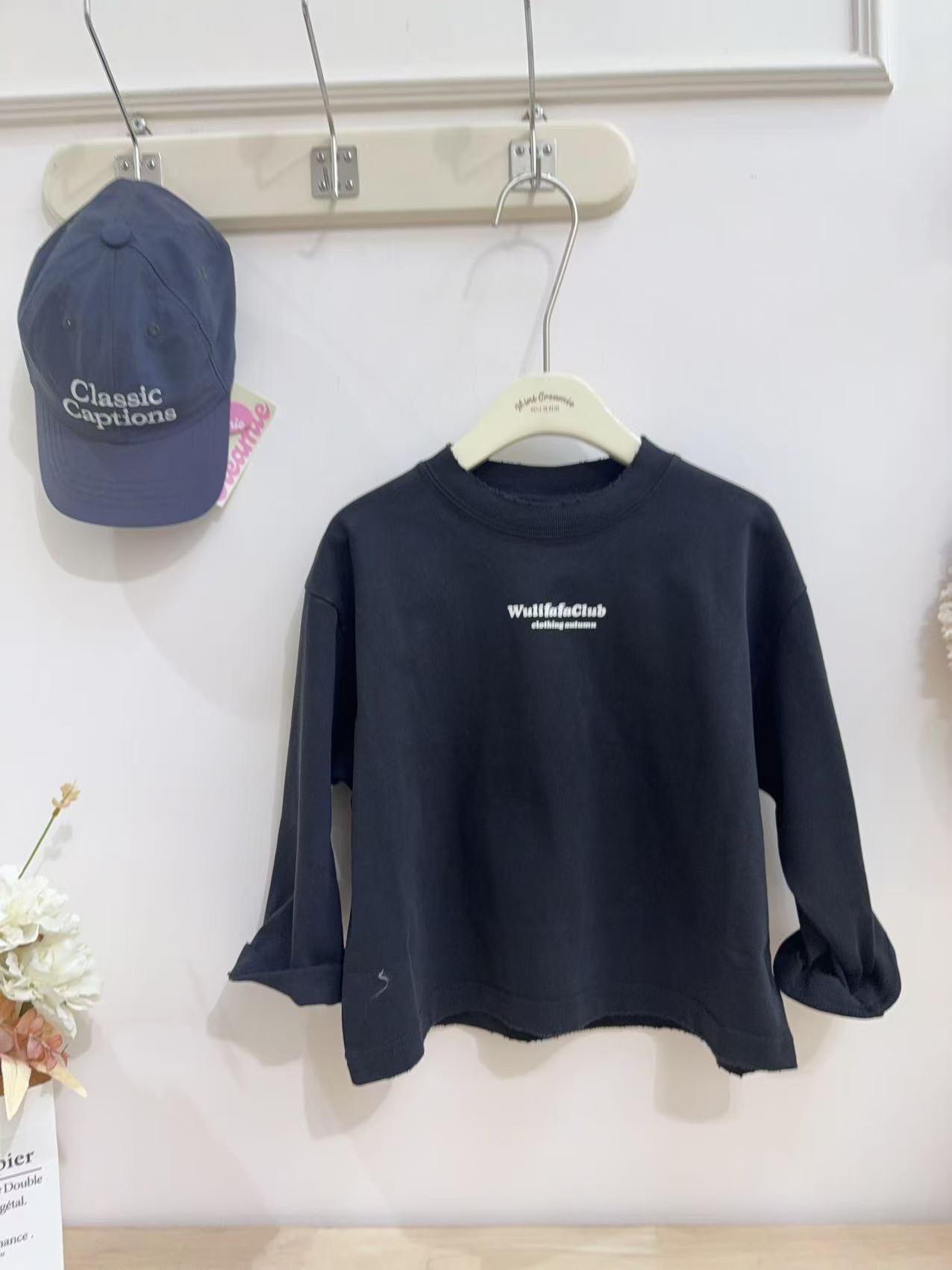 【冬季清倉☃️❄️】 淨色英文上衣