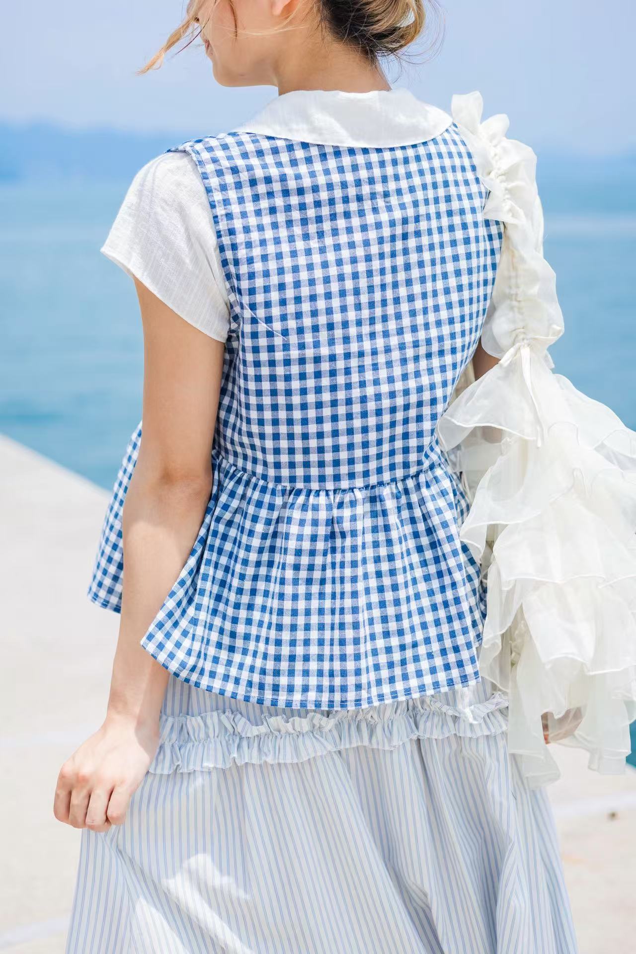 雙綁帶日系蝴蝶結馬甲🛒