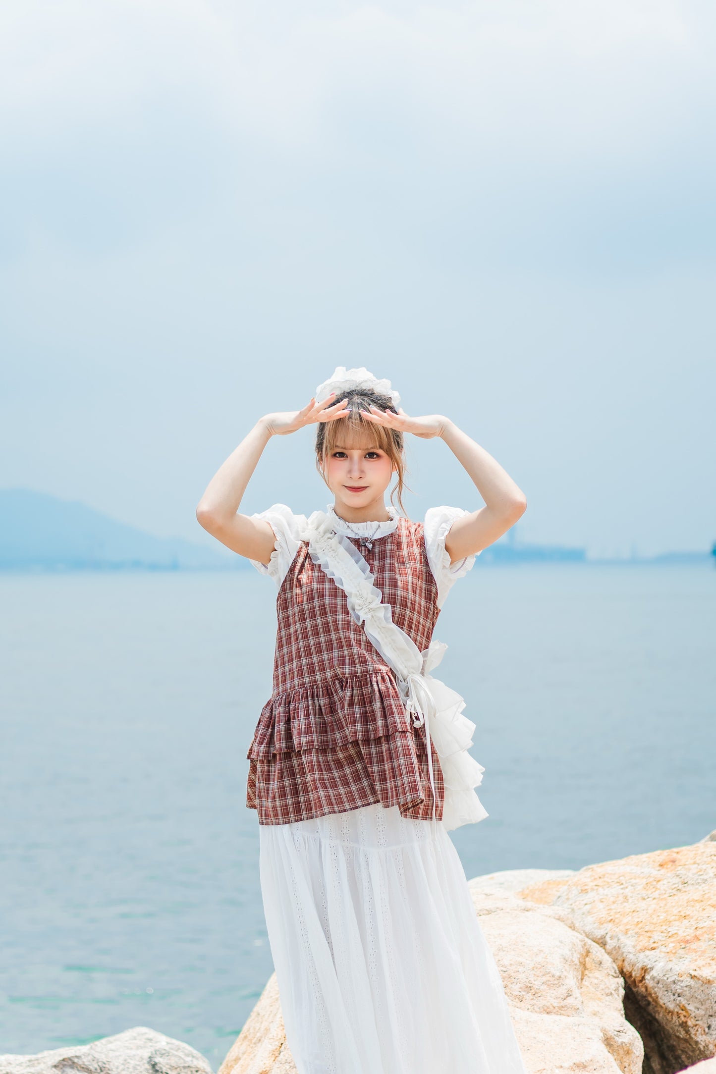 日系通花百搭長裙✨🤍