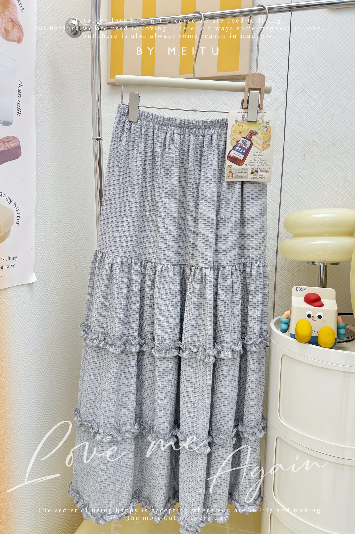 格雷灰色Ruffle長裙🖤