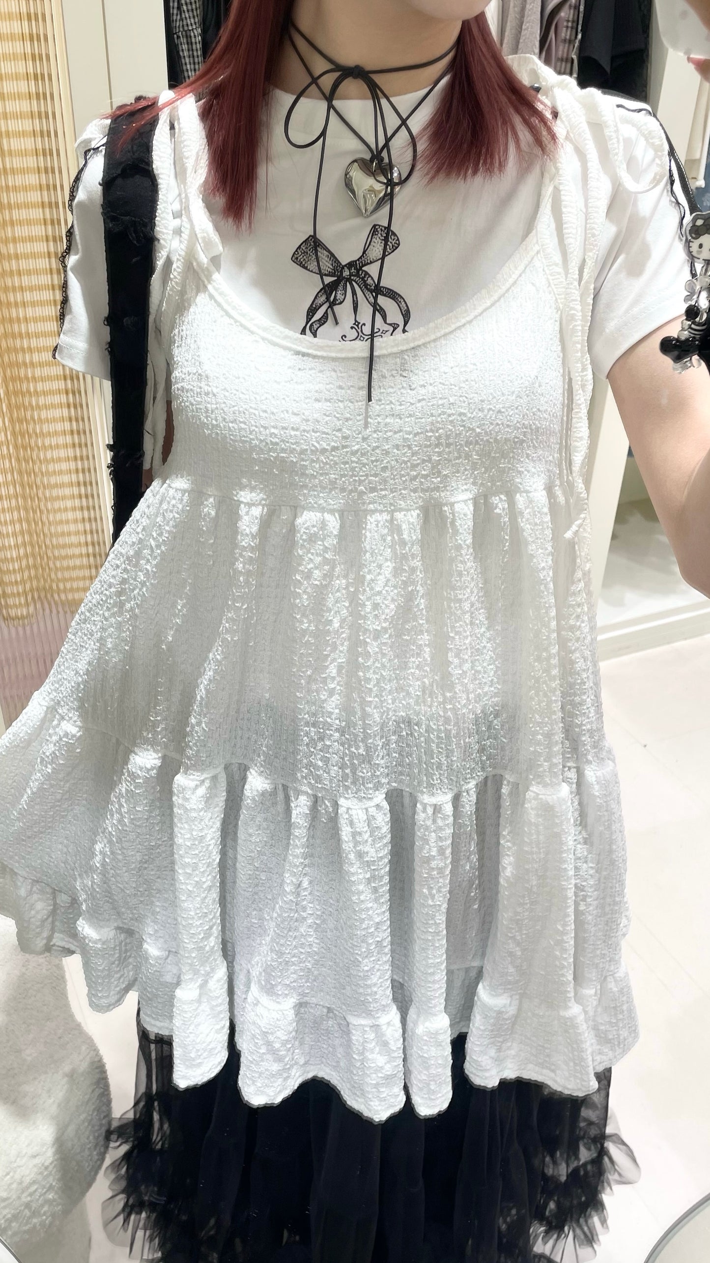 韓系蝴蝶上衣長裙套裝🎀🤍
