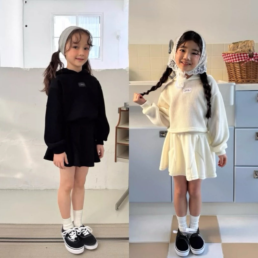 連帽衛衣搭短裙套裝🎠