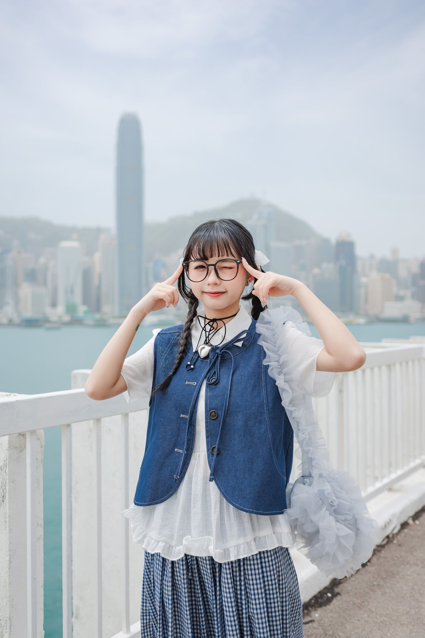 Citywalk 📸🖤工裝牛仔蝴蝶馬甲