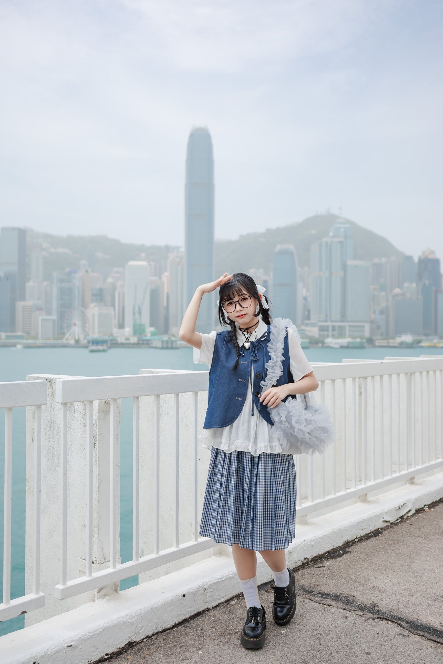 Citywalk 📸🖤工裝牛仔蝴蝶馬甲