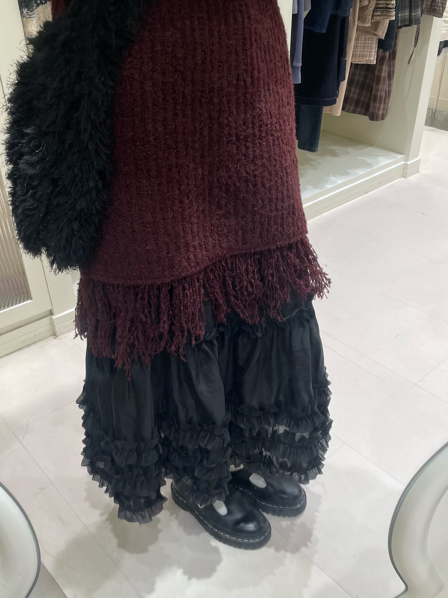 Creamie推薦♥️木耳邊半身長裙✨