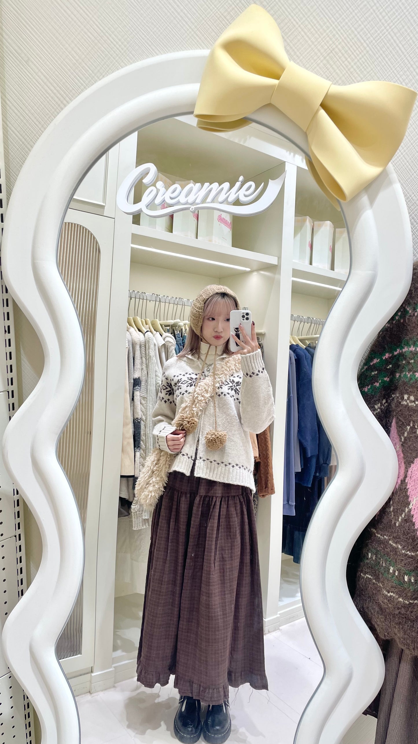 復古提花針織毛衣🤎🍂