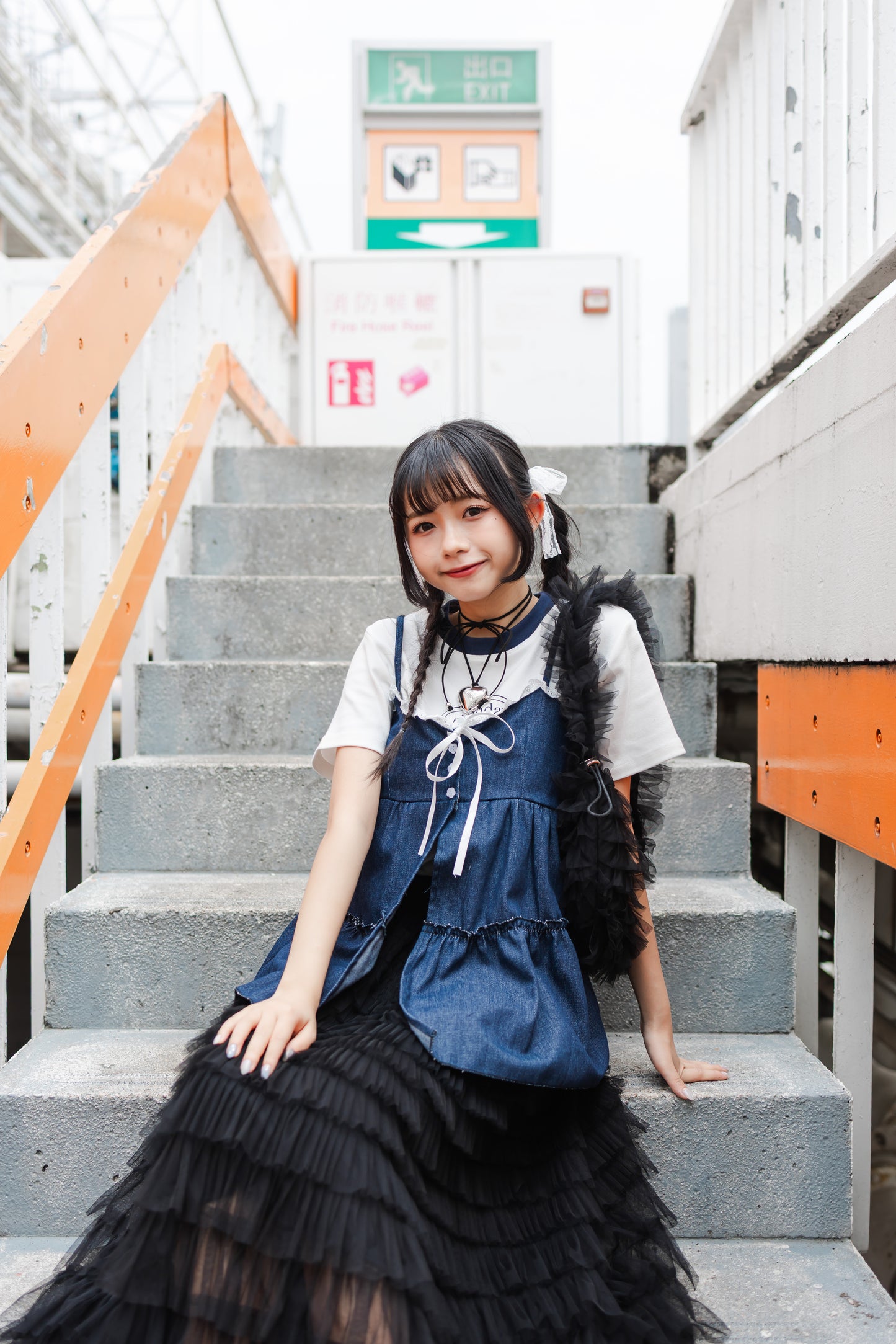 Sunday Forever💙✨拼邊短袖上衣