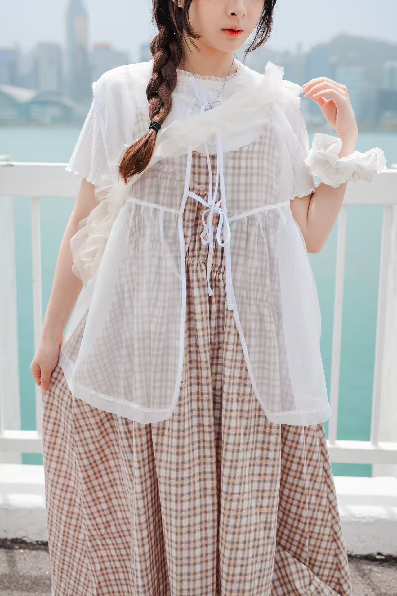 日系蝴蝶綁帶袖衫✨🌸
