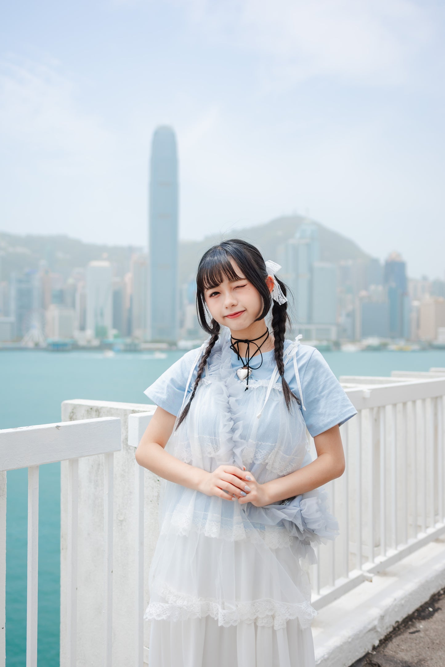 雲朵花花天藍色Tee🩵🌼