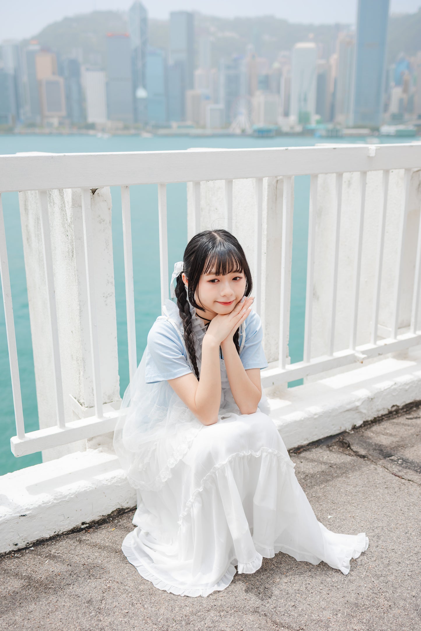雲朵花花天藍色Tee🩵🌼