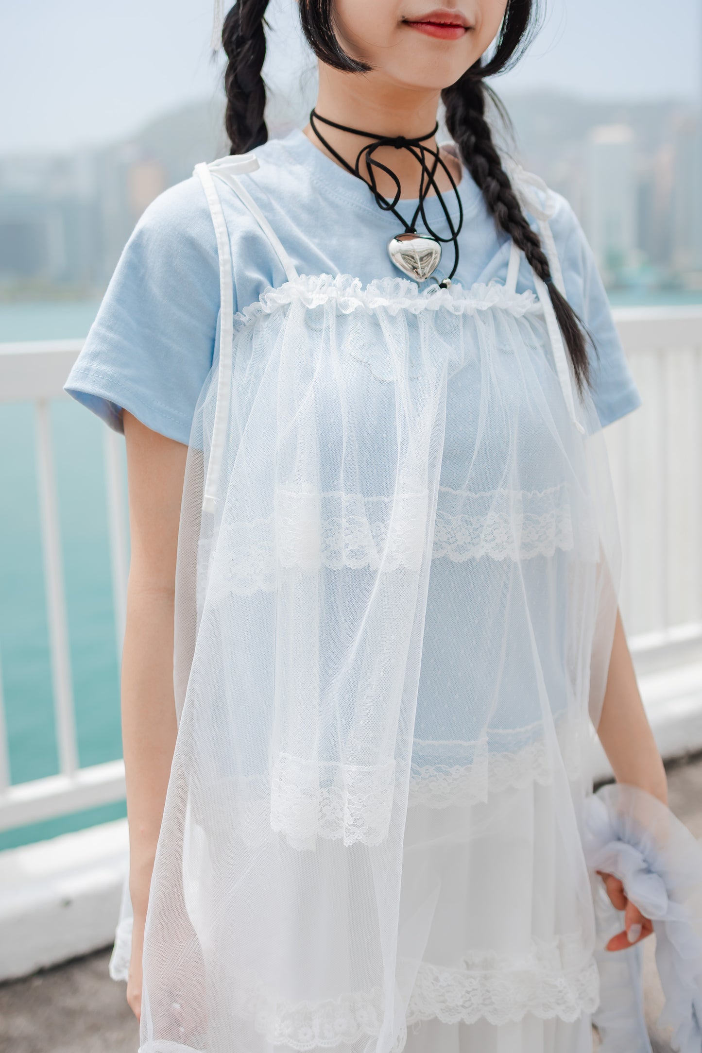 雲朵花花天藍色Tee🩵🌼