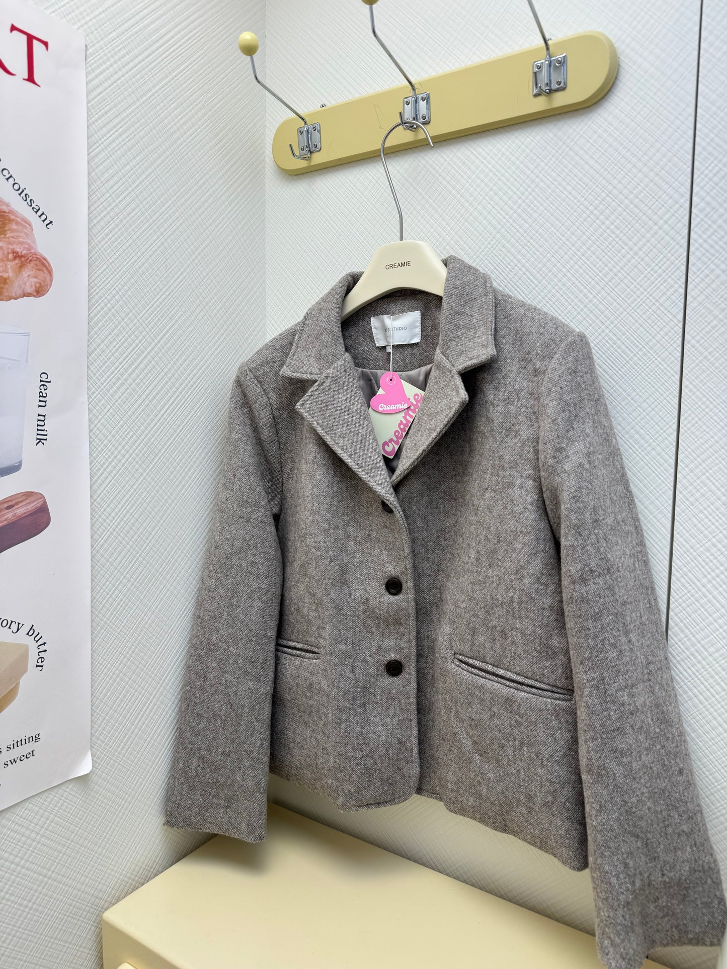 【冬季清倉☃️❄️】 翻領扣鈕西裝外套