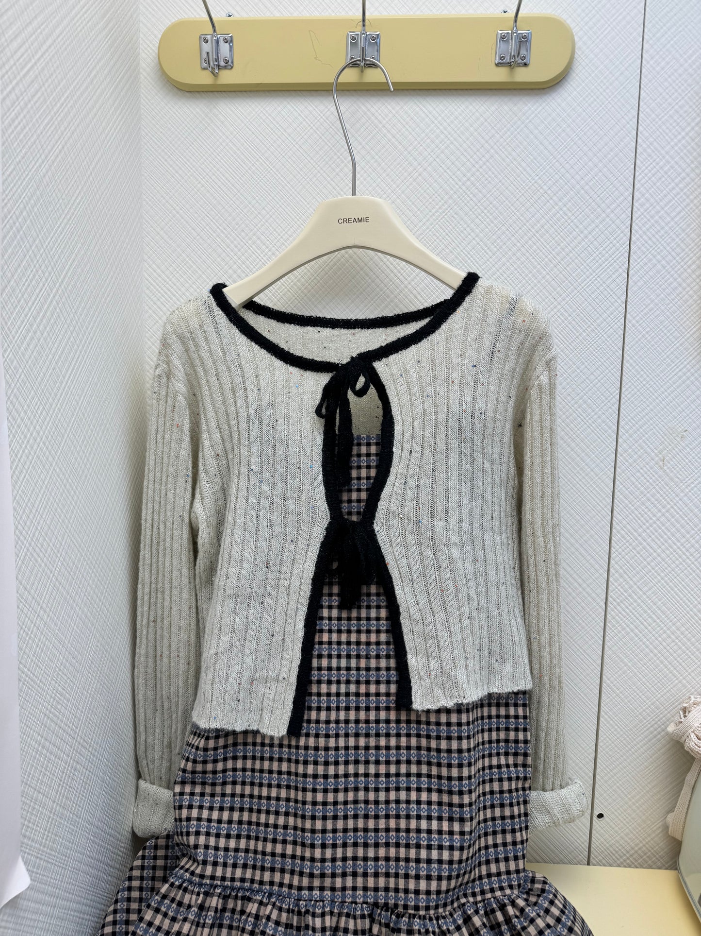 【冬季清倉☃️❄️】 針織綁帶上衣