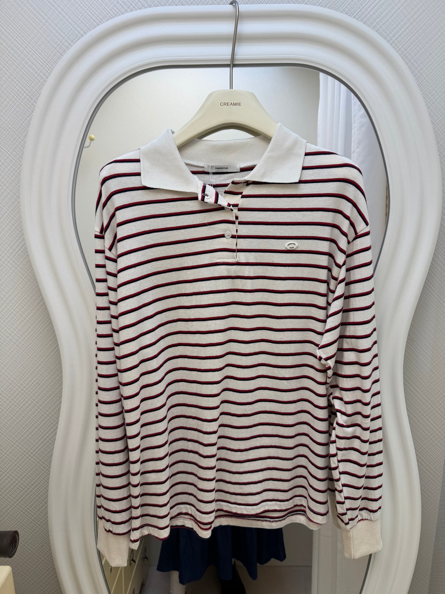 【冬季清倉☃️❄️】 翻領條紋上衣