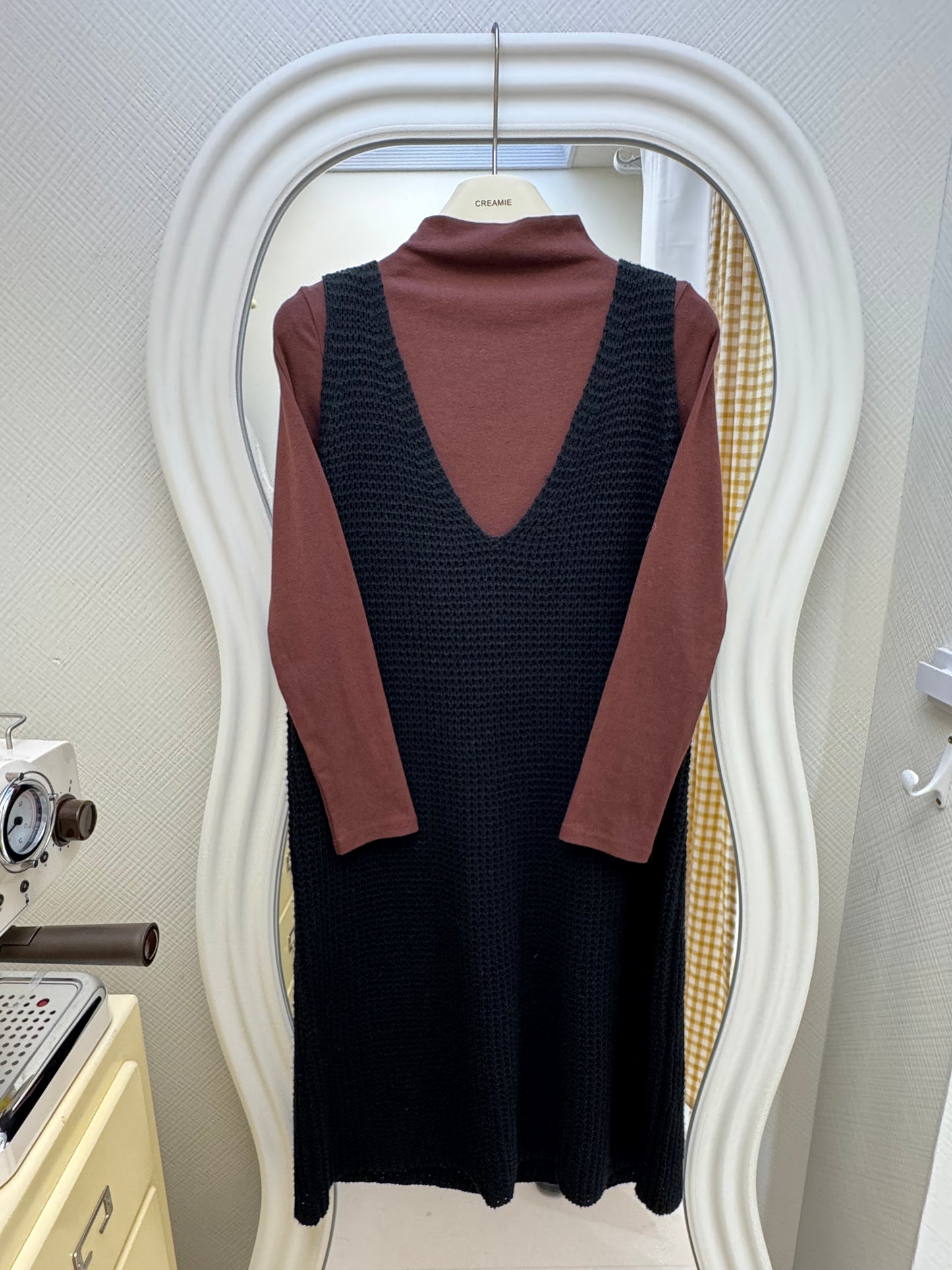 【冬季清倉☃️❄️】 針織背心連身裙