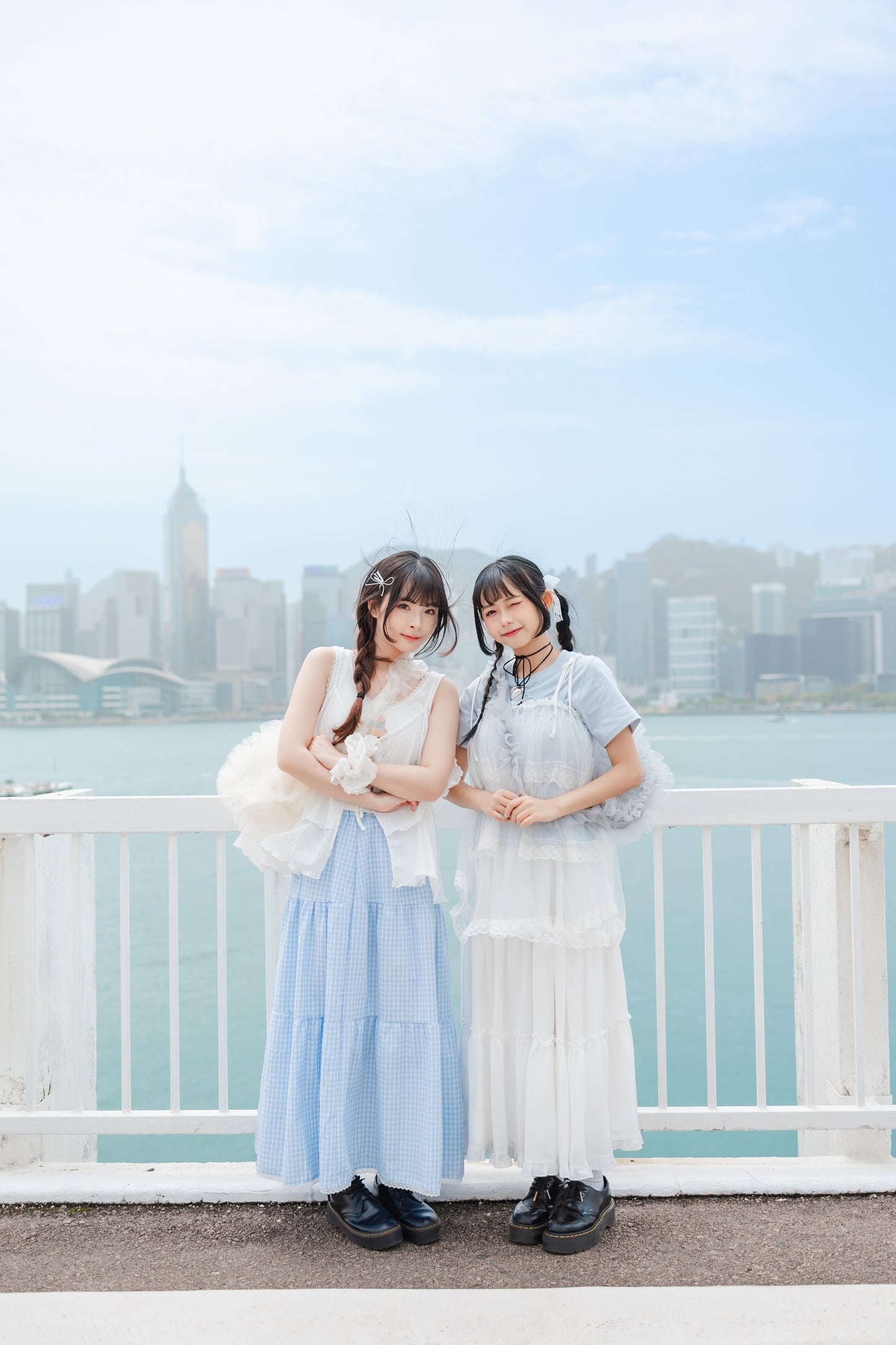 日系吊帶莎莎馬甲✨🩵