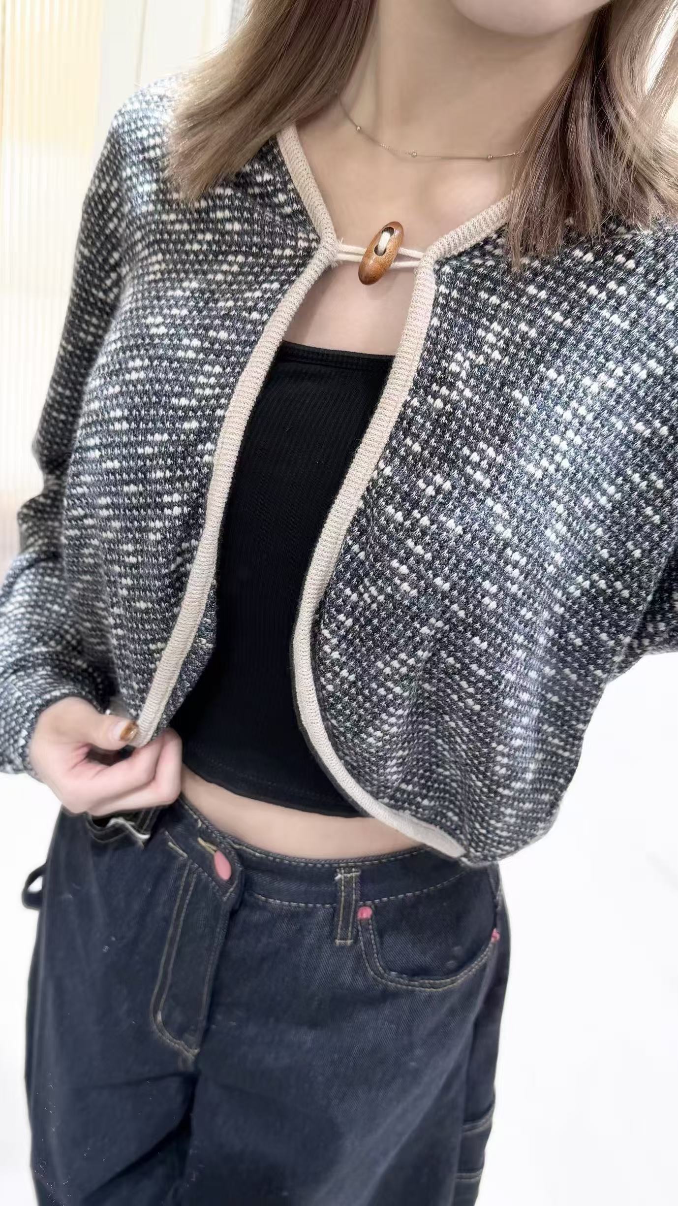 慵懶風連帽外套套裝🫧