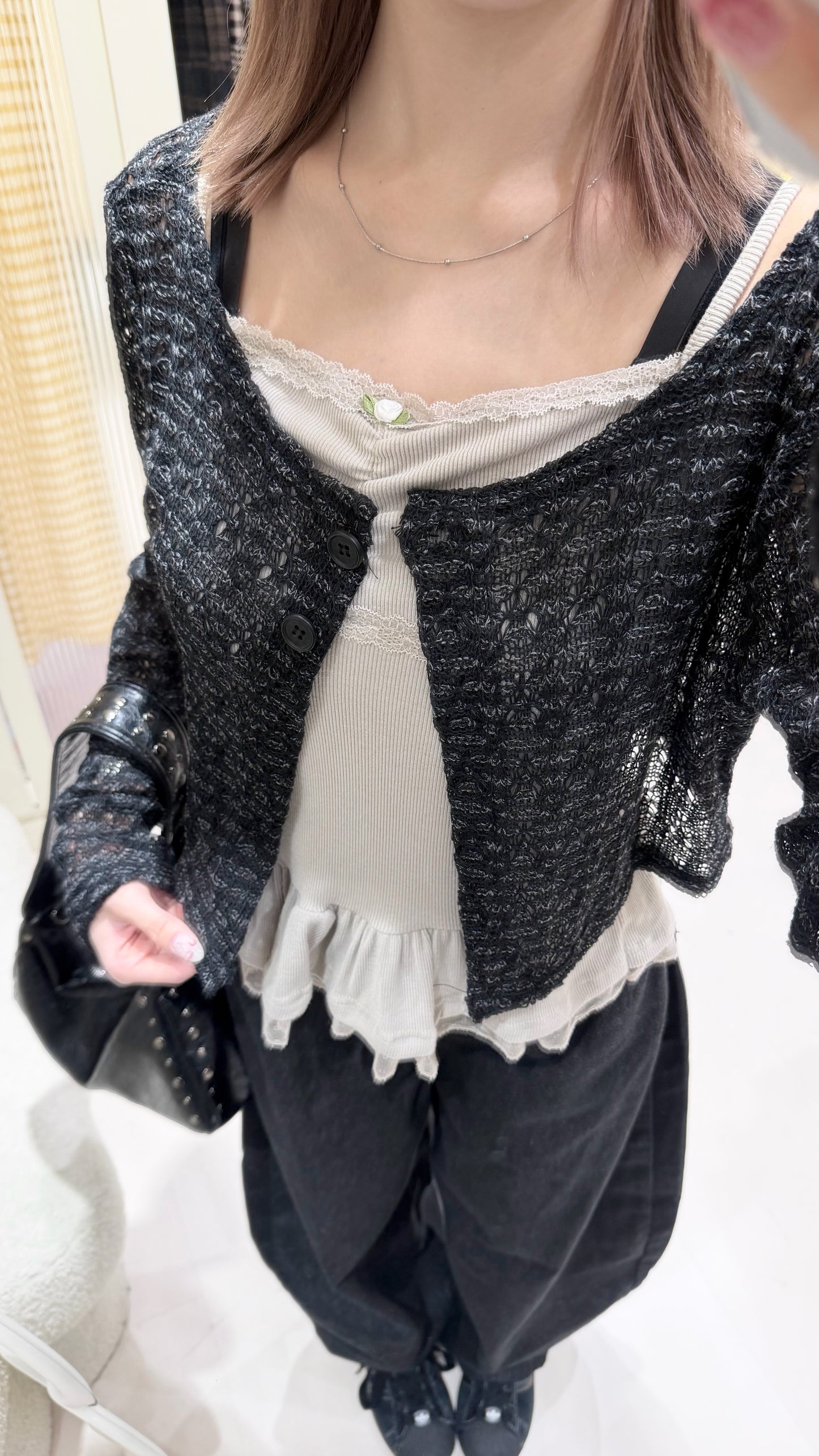 甜美百搭針織吊帶套裝🥯