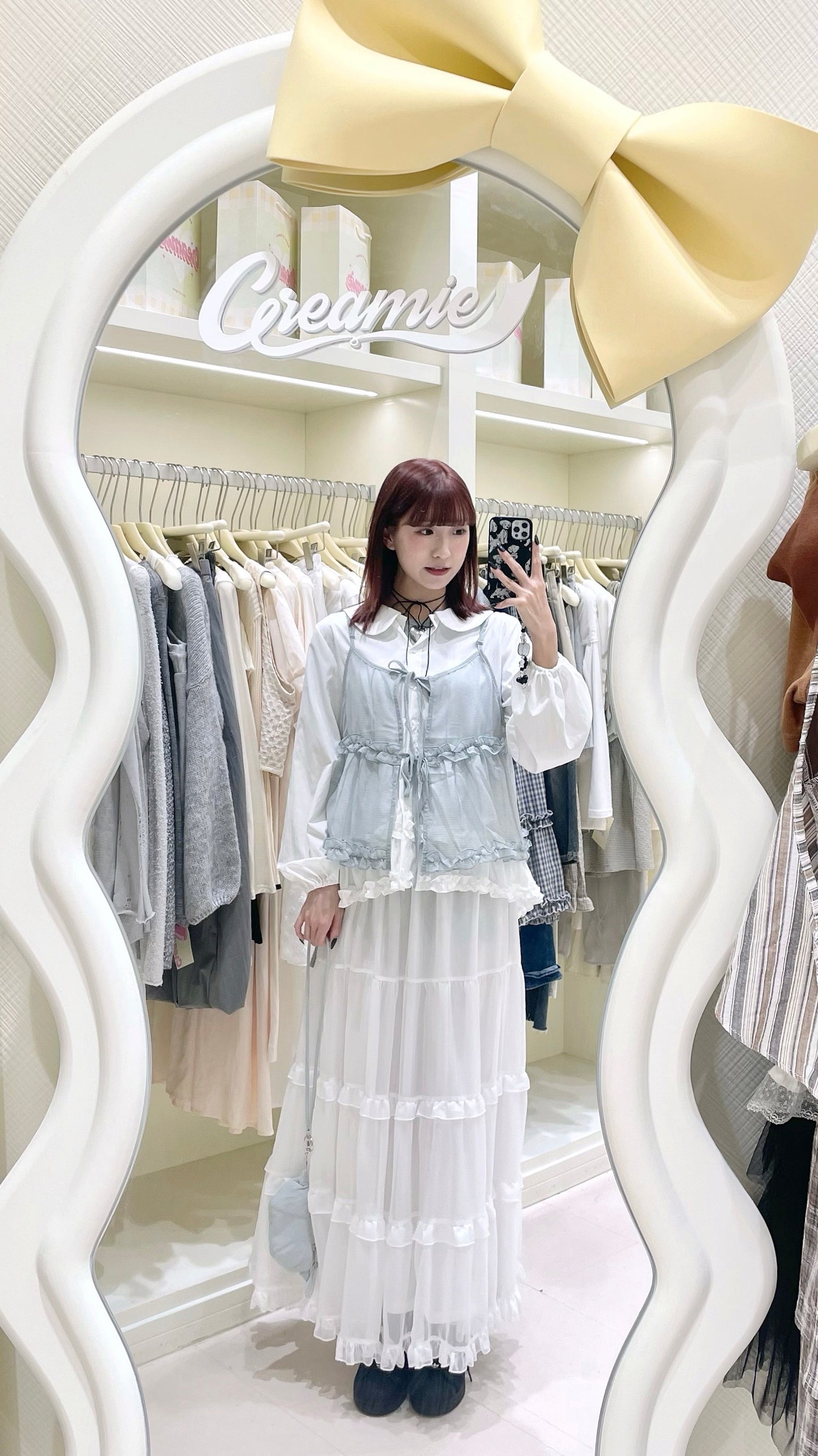 日系Ruffle綁帶馬甲🩶