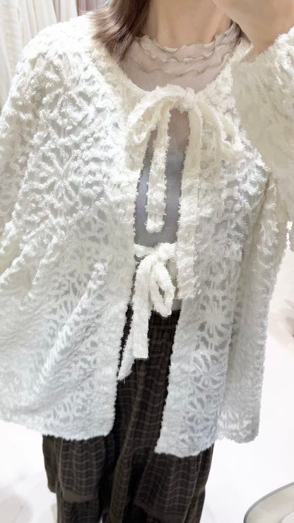 慵懶風寬鬆開衫套裝-杏色🖤