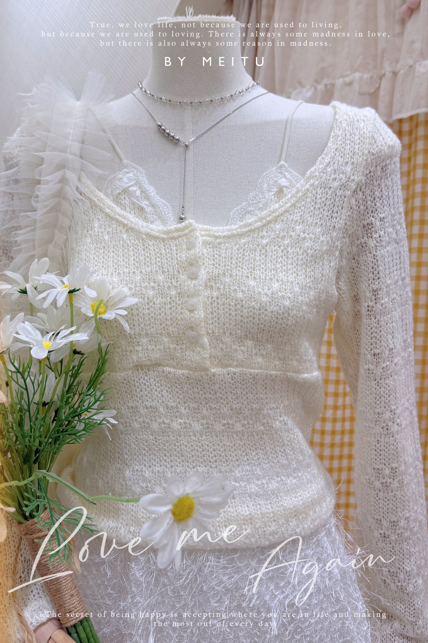 ￼蕾絲針織冷衫長裙套裝￼🍒