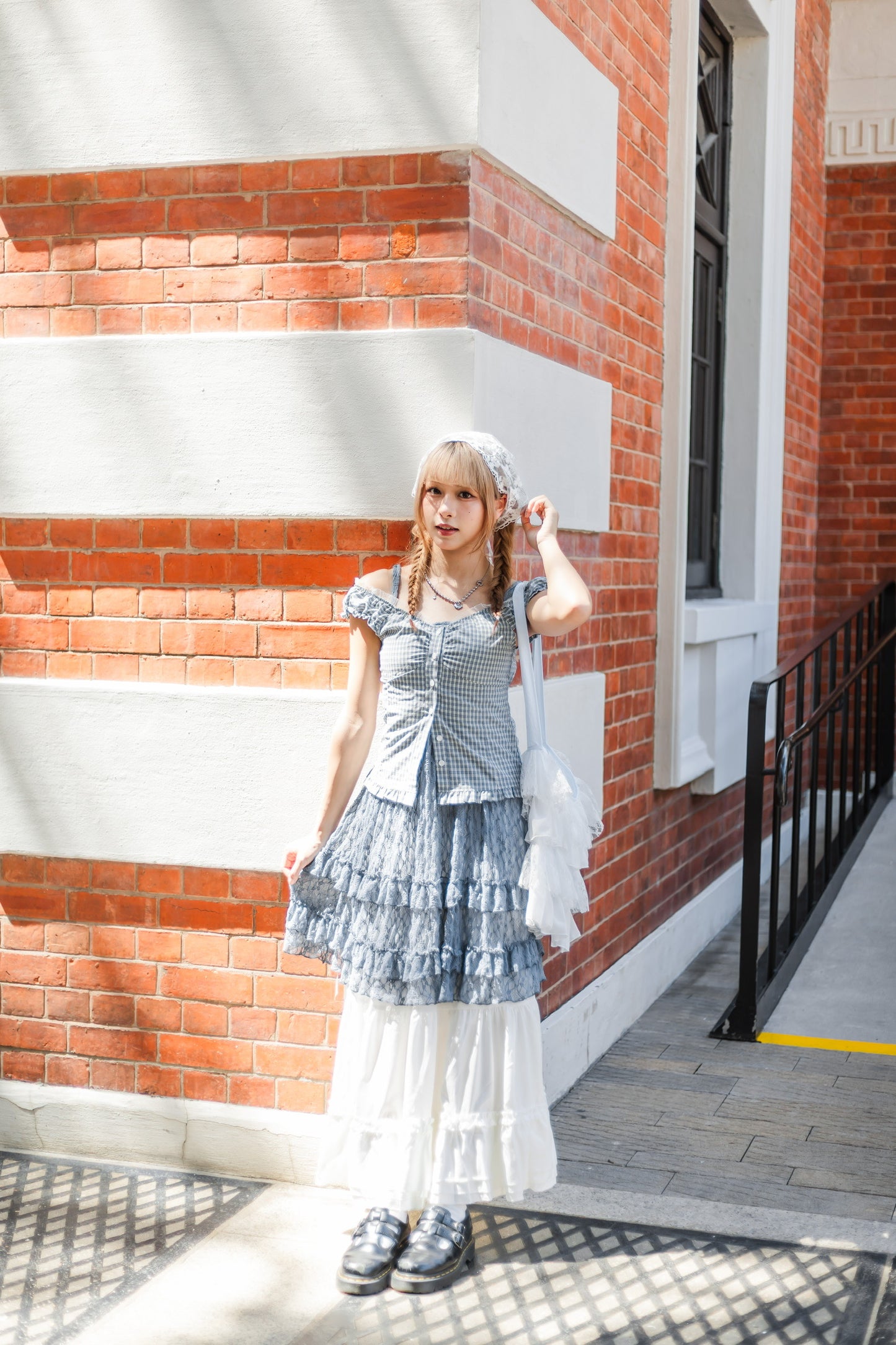 夏日日系蛋糕長裙🤍