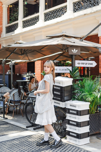 復古拼接格紋短袖上衣🐰