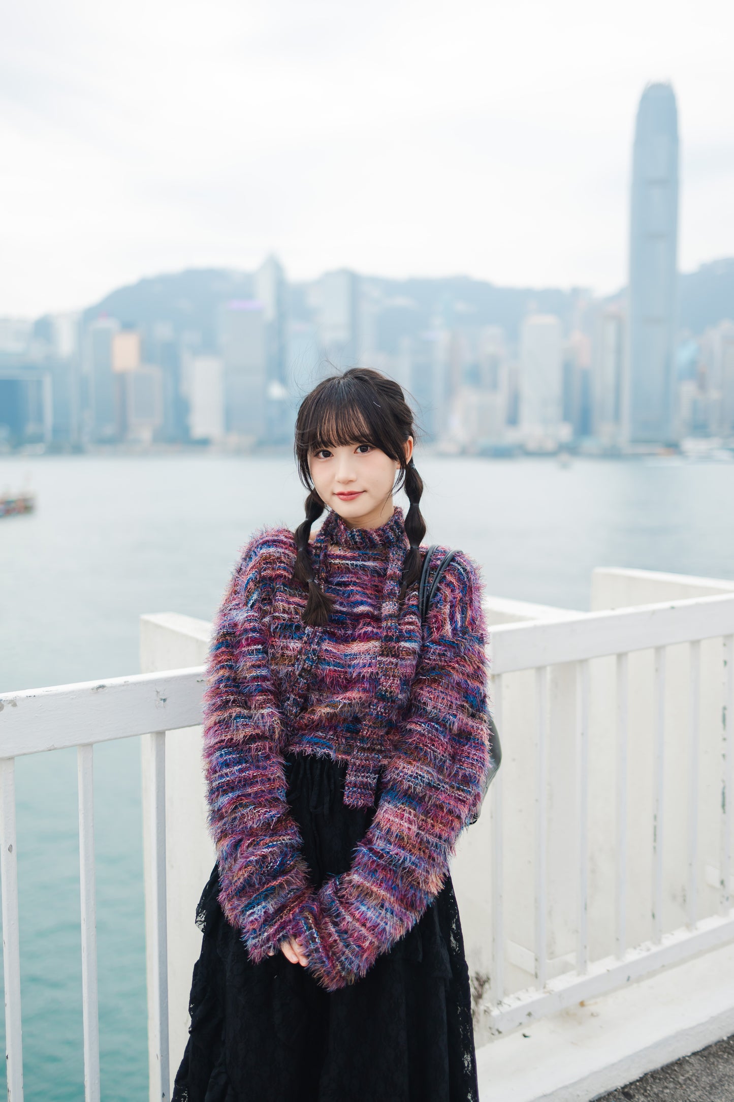 日系必入💖 重工蕾絲蛋糕長裙 - 黑色