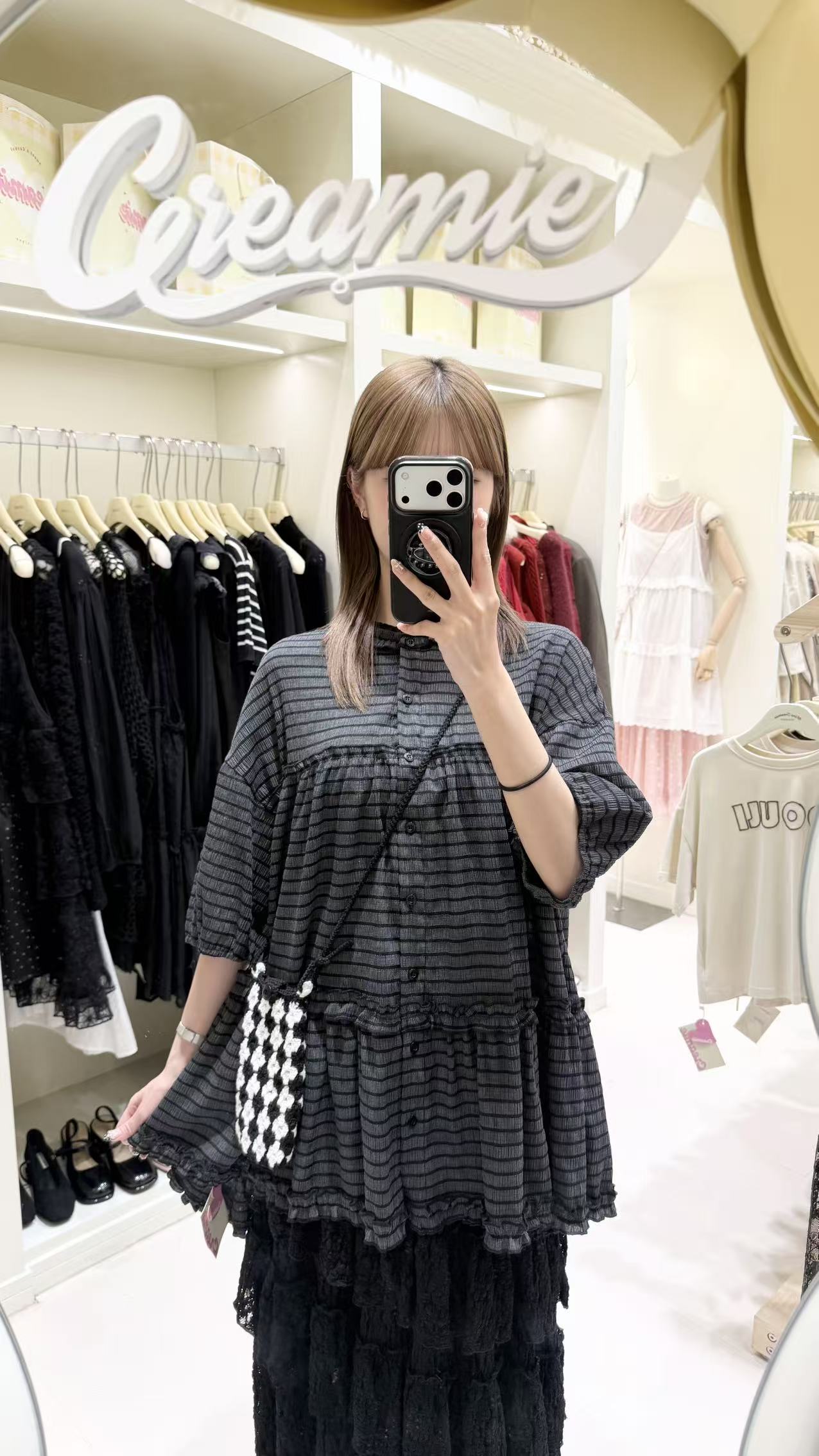 森系花邊襯衫套裝📸🖤