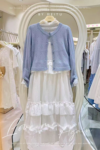 軟糯蛋糕長裙套裝🦋