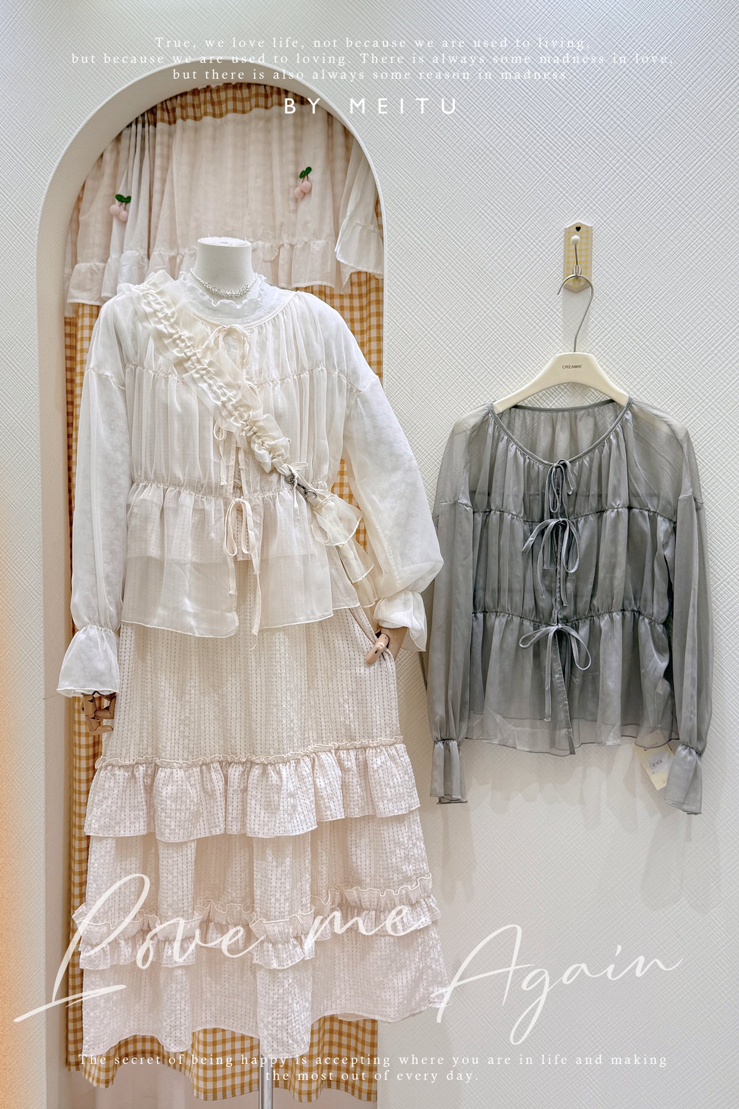 日系莎莎疊穿套裝🧚🏻‍♀️