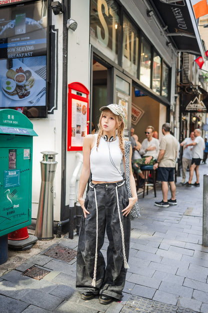 延續熱潮！休閒豹紋帆布袋🩶