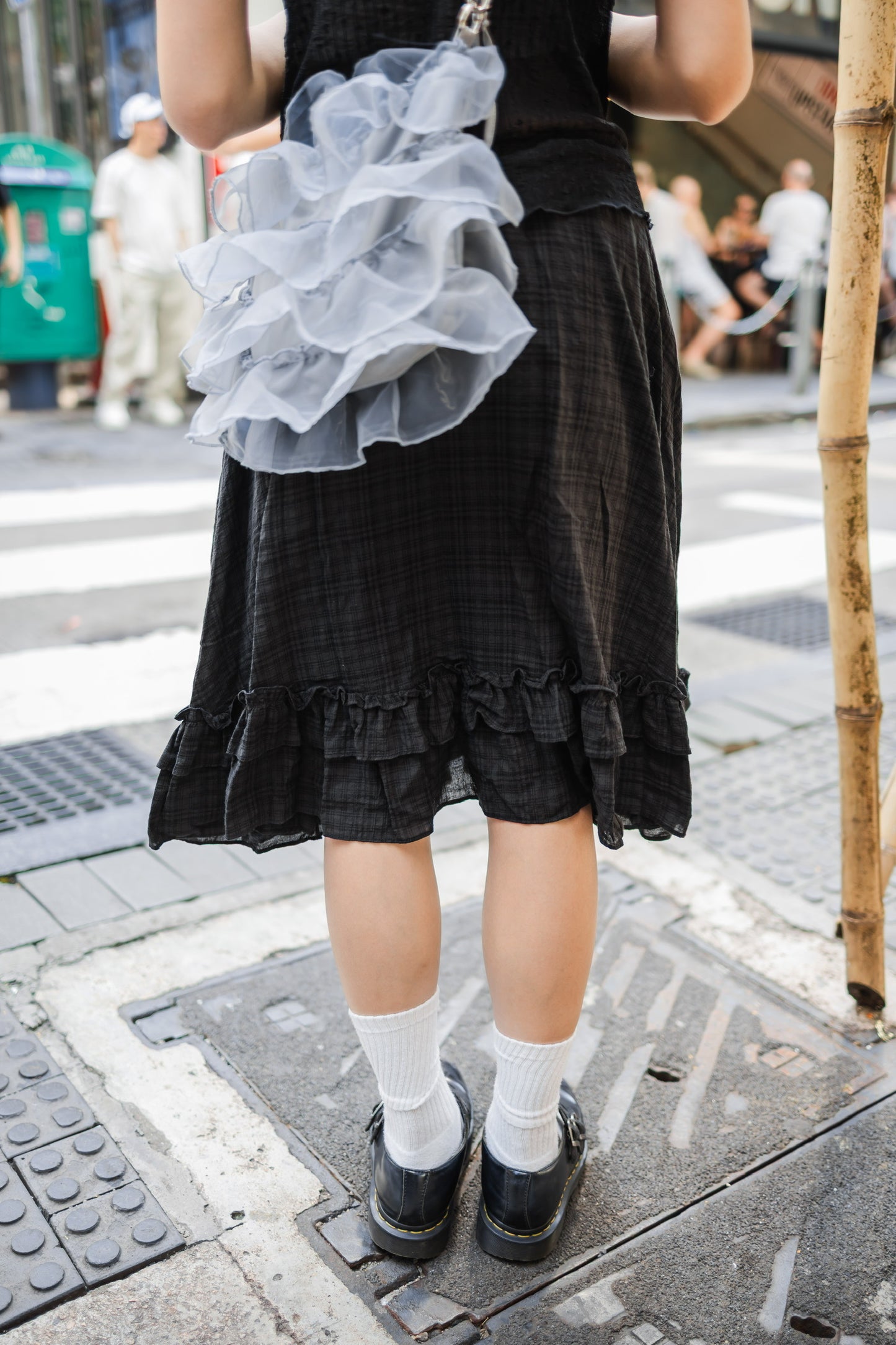 復古洋氣牛仔波點背心💙🤍