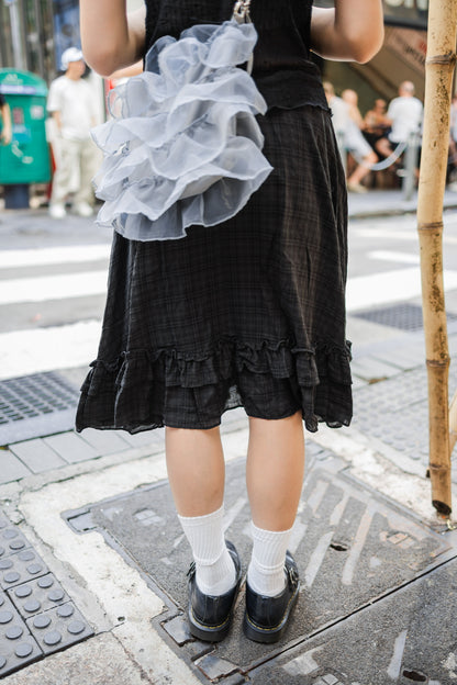 復古洋氣牛仔波點背心💙🤍