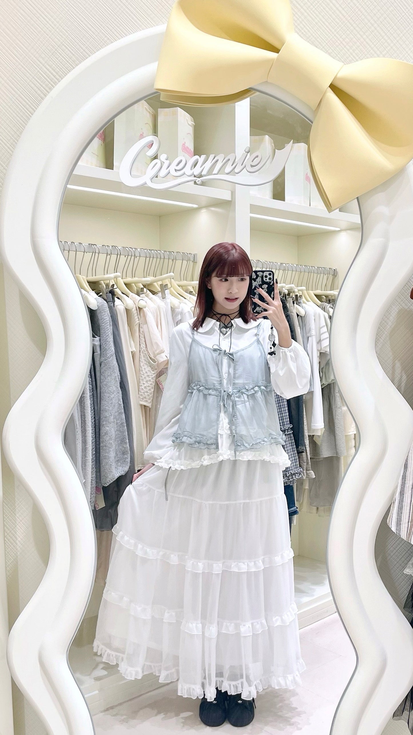 日系Ruffle綁帶馬甲🩶