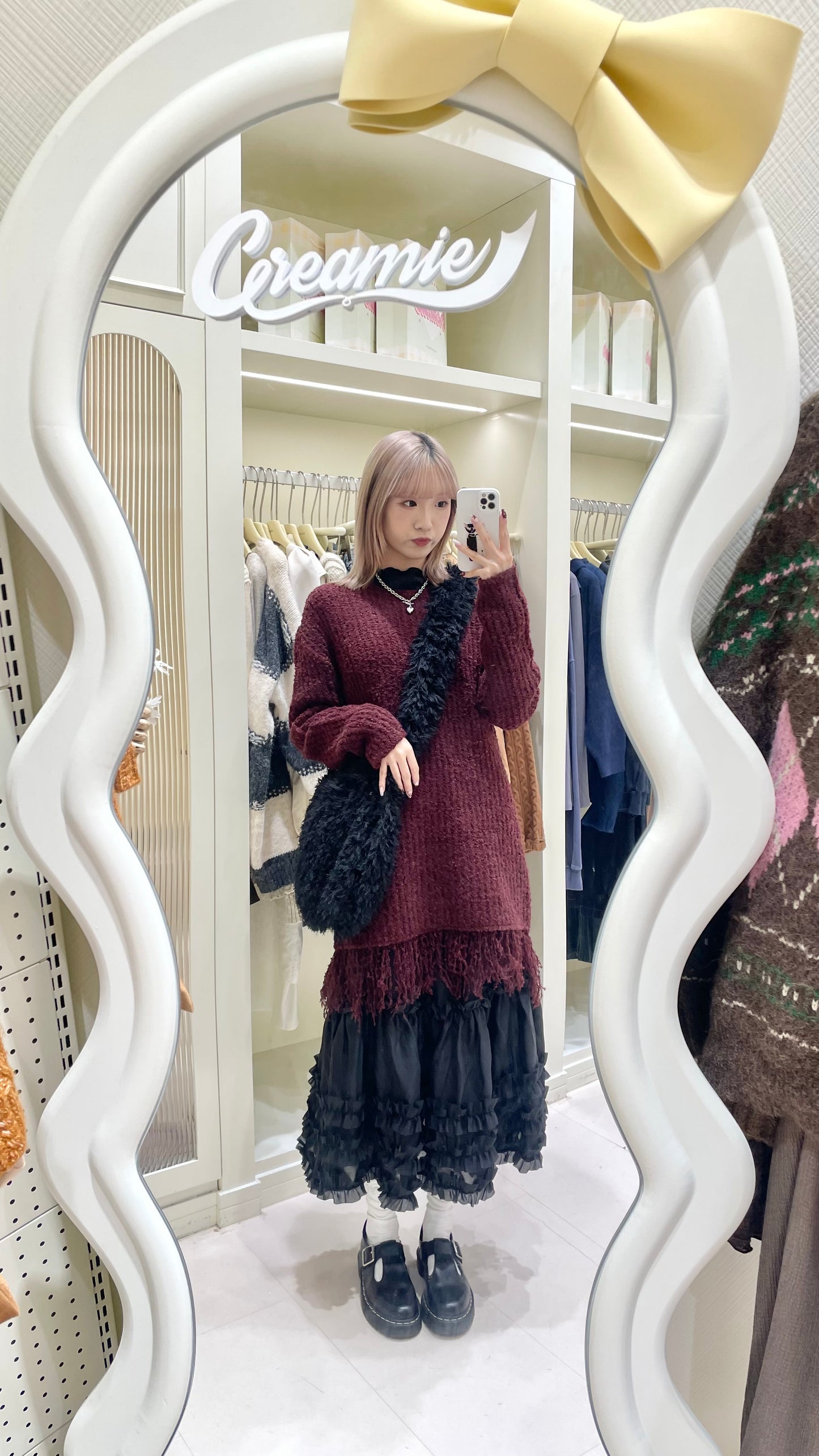 【冬季清倉☃️❄️】 淨色針織流蘇毛衣