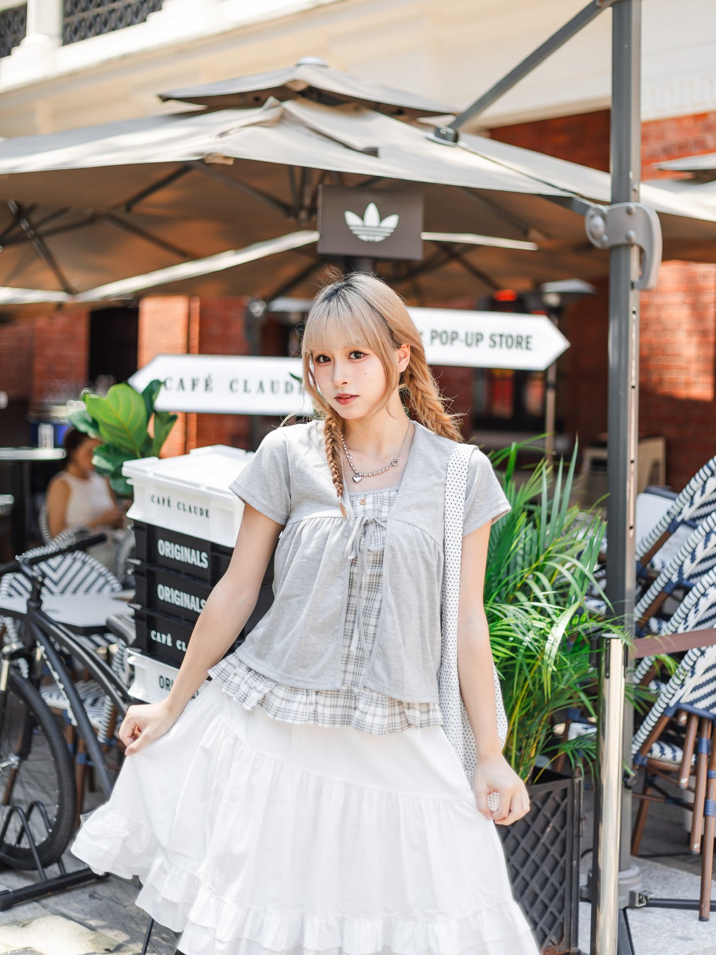 日系簡約百搭蛋糕裙🍰