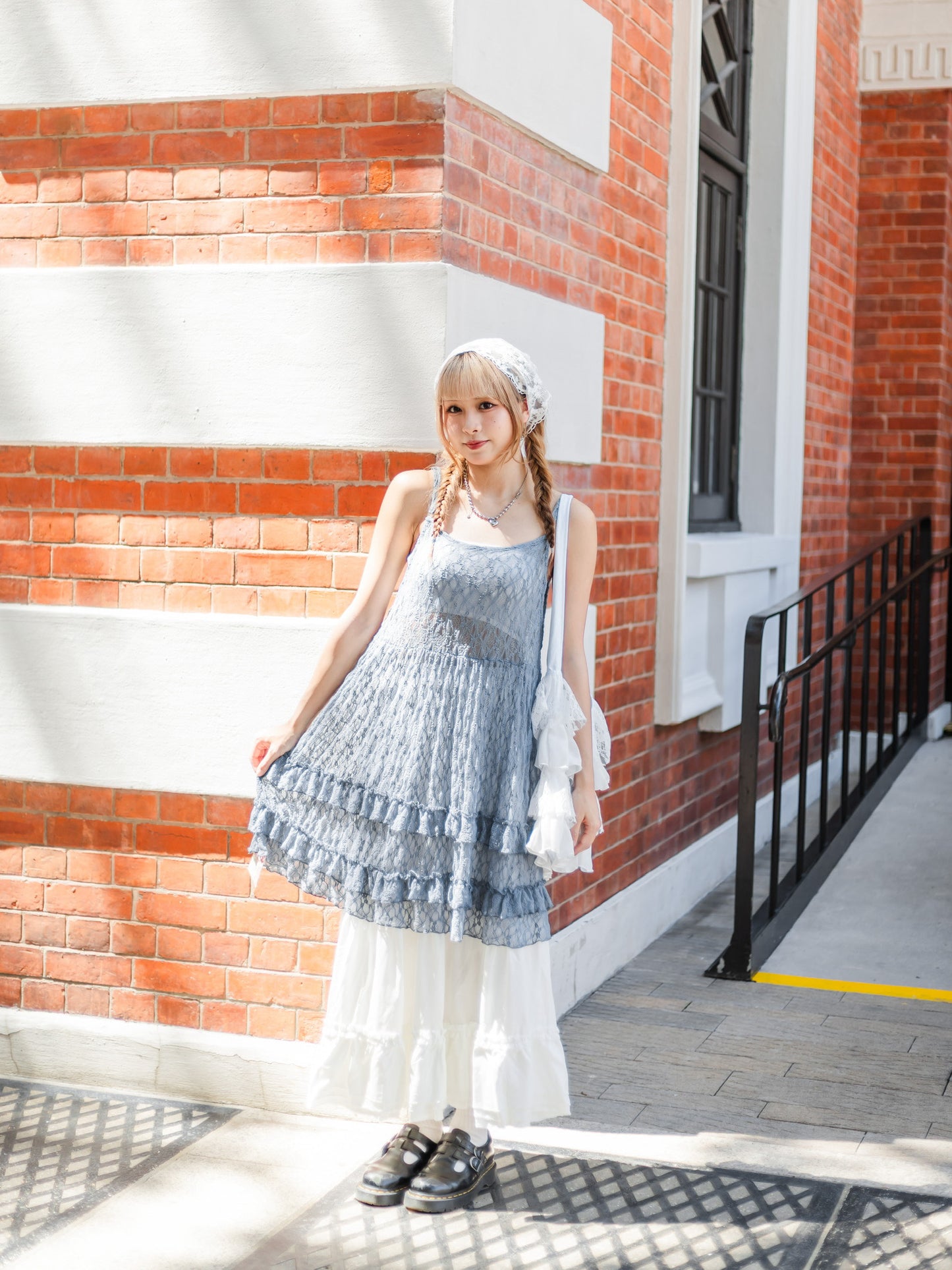 夏日日系蛋糕長裙🤍