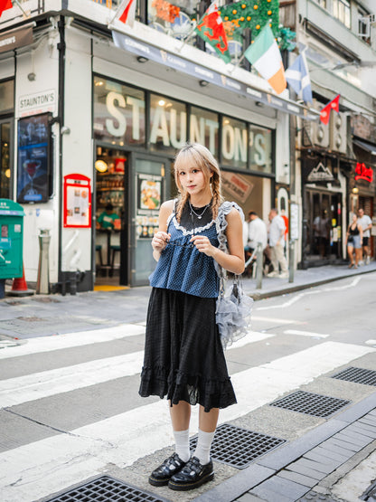 舒適透氣花邊蕾絲背心🛒