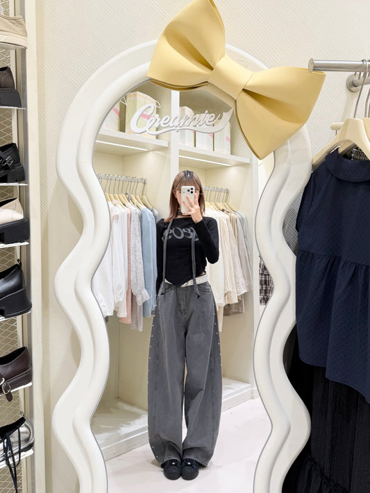 韓系條紋掛頸數字套裝ꕤ˚₊